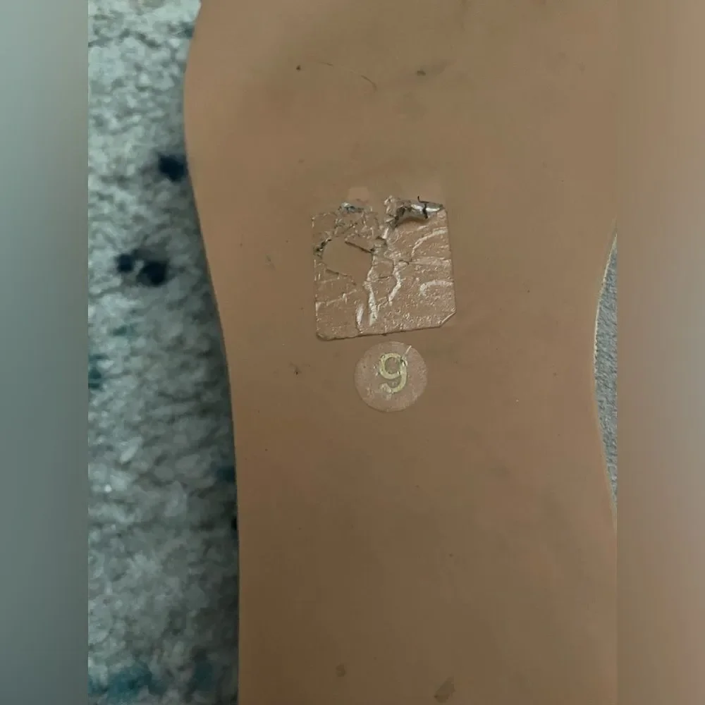 Jeffrey Campbell Espejo Wedge Shoes Laser Cut Lace Up Taupe Size 9 - Picture 10 of 10